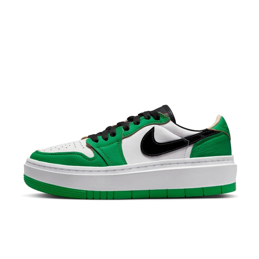 Womens Size 12- Air Jordan 1 Elevate Low SE White/Green Shoes DQ8394-301 NEW